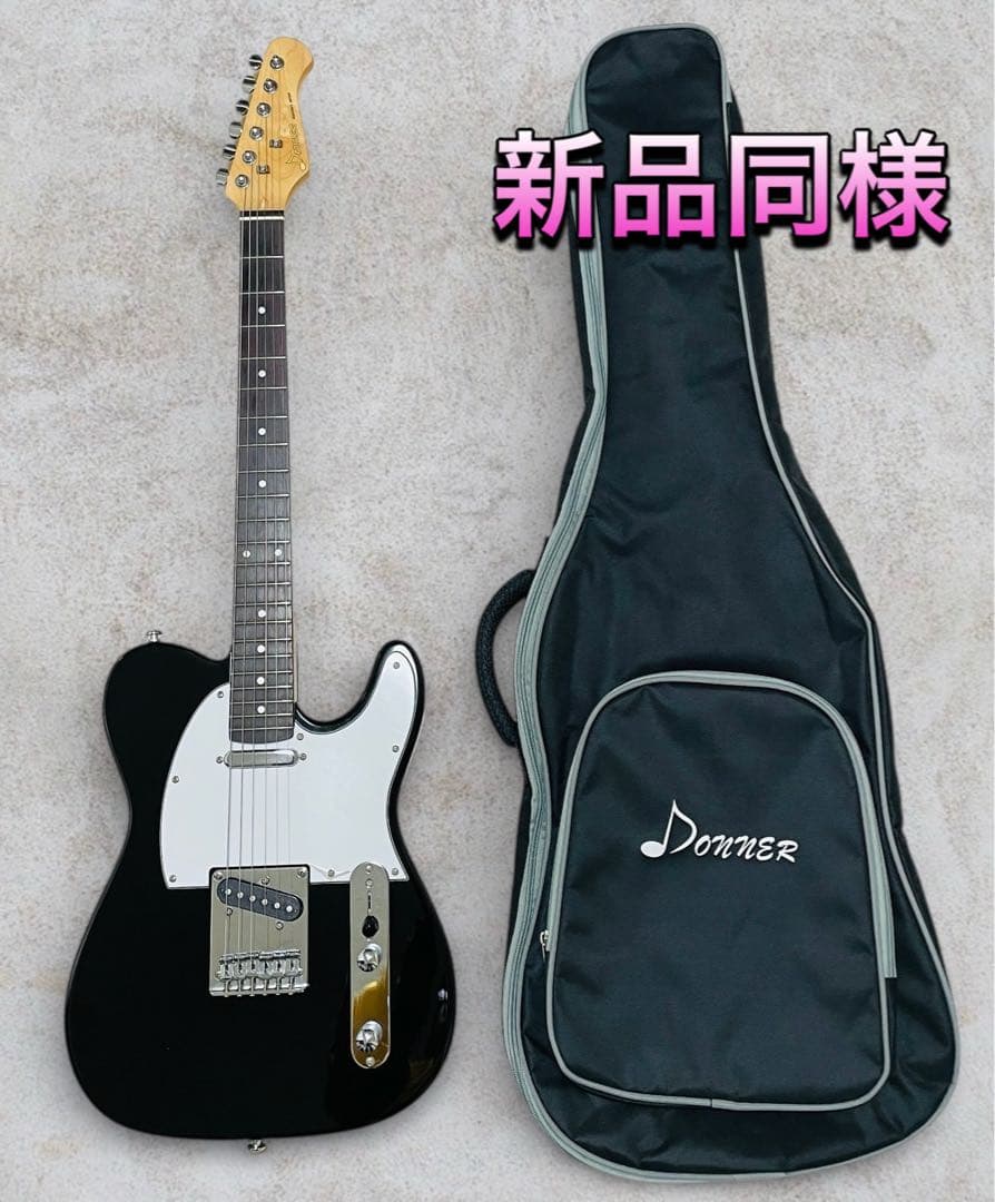 （新品同様）Donner テレキャスター ブラック色