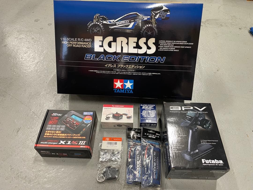 タミヤ イグレスブラックエディション1/10 RCカーフルセット　新品未使用
