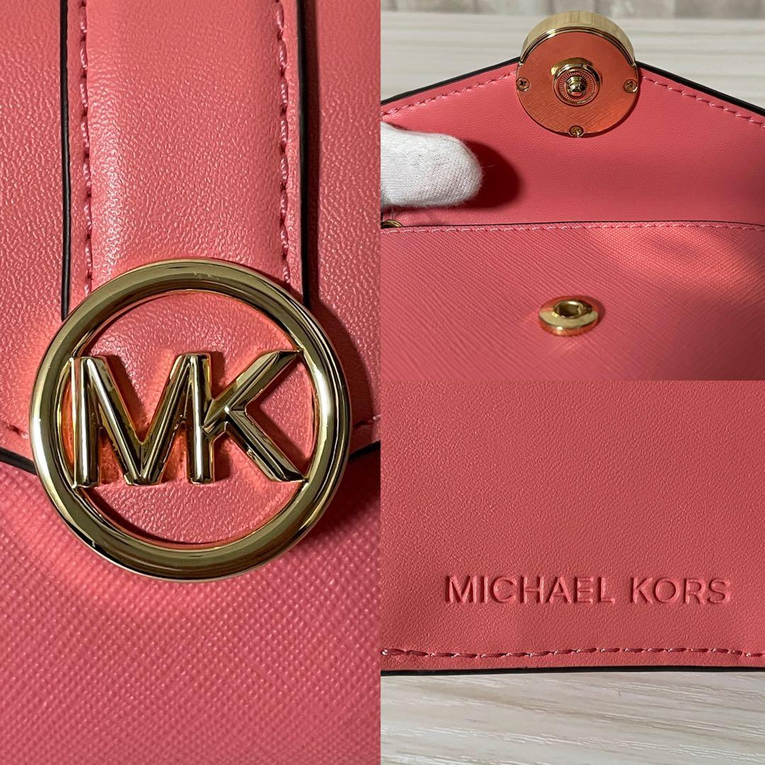 早い者勝ち！訳あり新品 MICHEAL KORS 三つ折り財布 ピンク