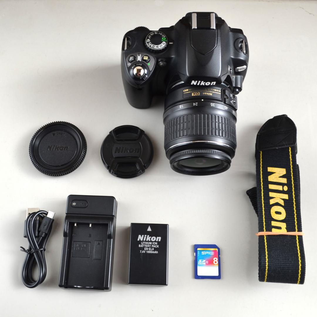 動作確認済 Nikon D40x 18-55mm VRデジタル一眼レフカメラ