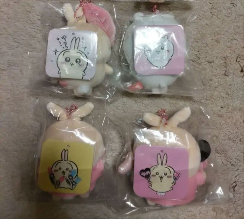 ちいかわ オタ活うさぎ ムン顔ちいかわ スッキリ目うさぎ 4種
