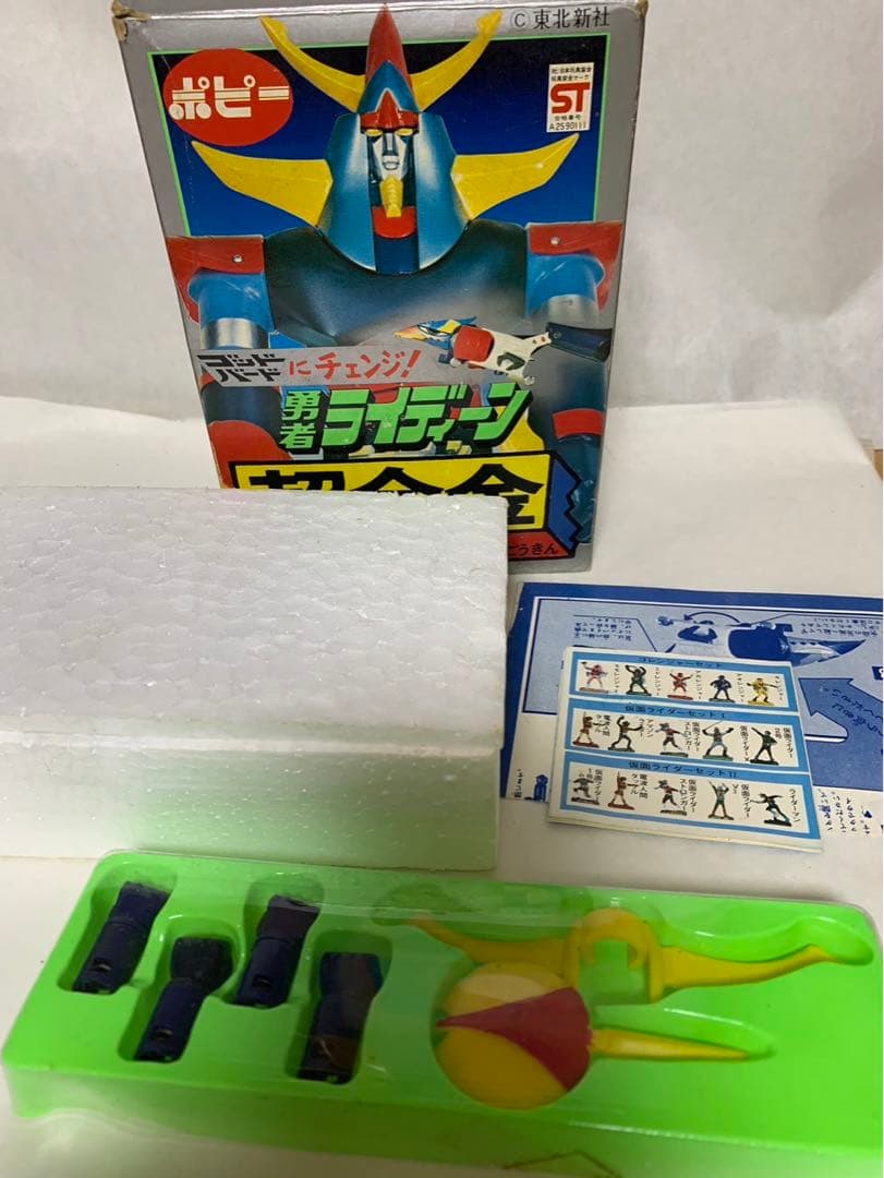 ⚠️デッドストック　勇者ライディーン　2期　超合金ポピー　当時物