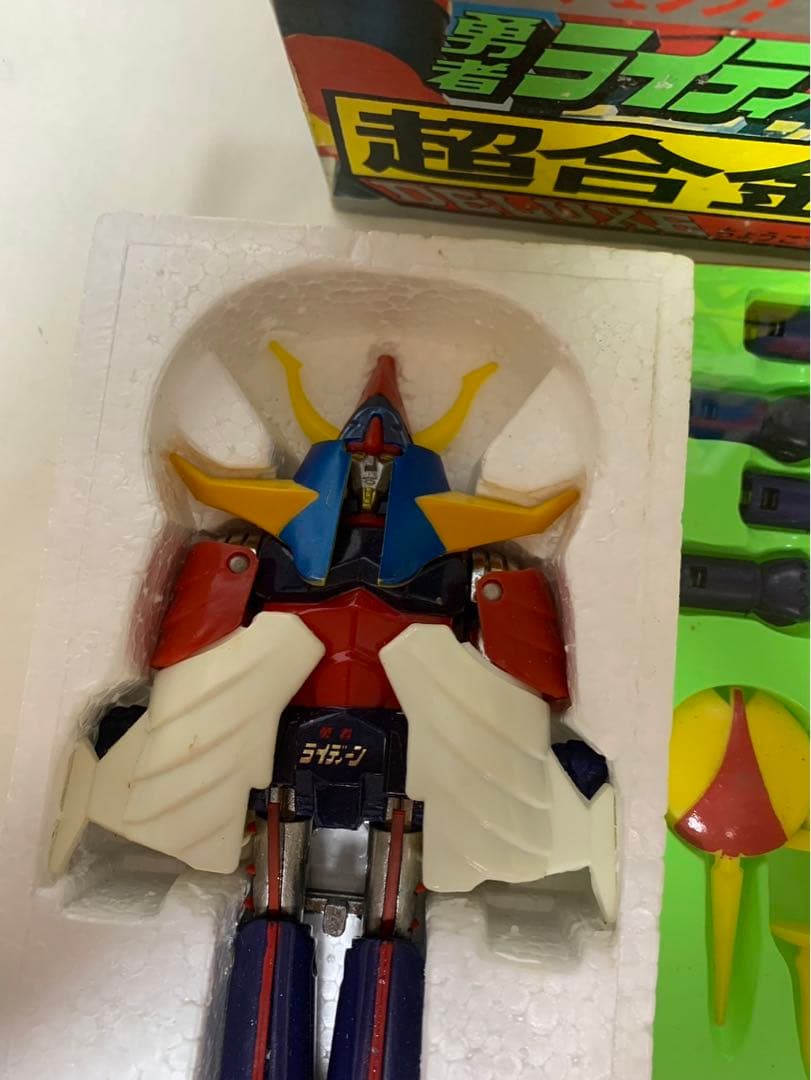⚠️デッドストック　勇者ライディーン　2期　超合金ポピー　当時物
