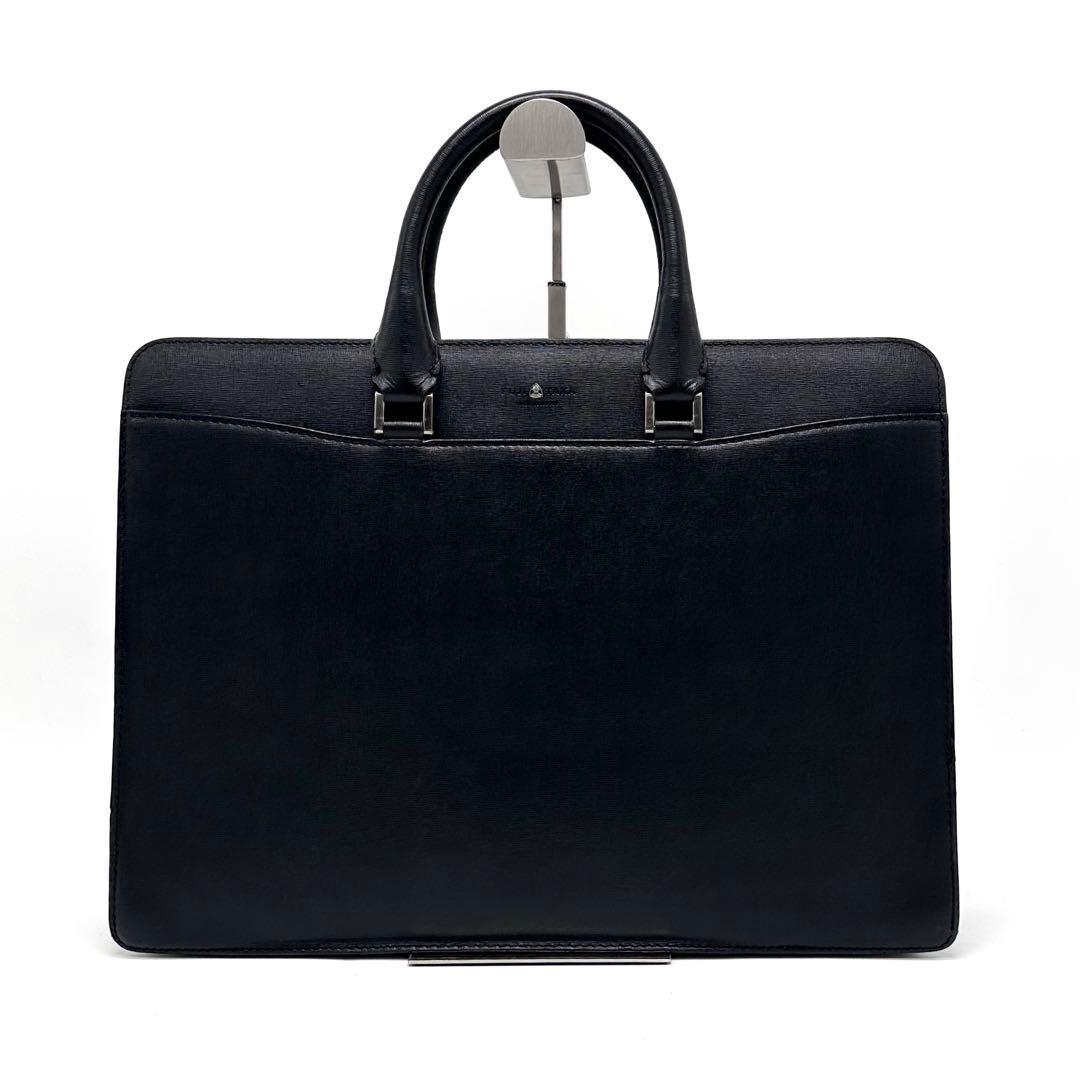 FUJITAKA フジタカ ディアマン ビジネスバッグ ブリーフケース 本革 黒