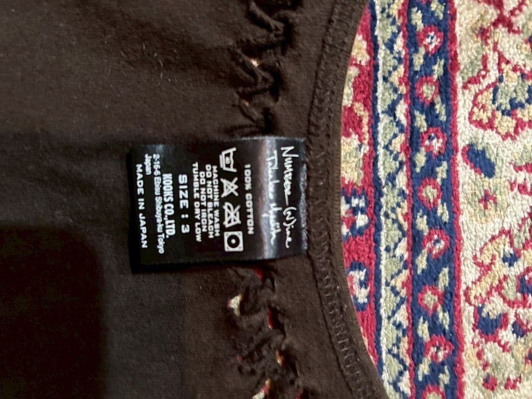 名作　NUMBER (N)INE　07ss boy期　編み込みtank top