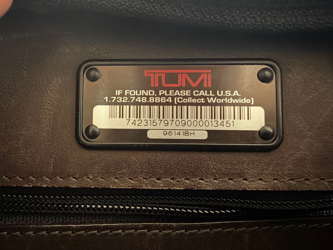 トゥミ TUMI ブリーフケース レザー エクスパンダブル ブラウン