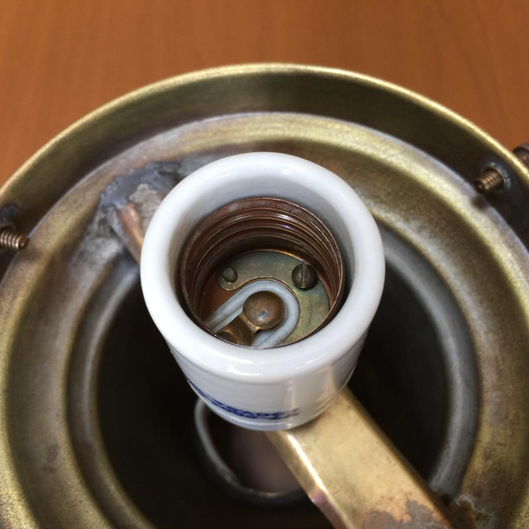 昭和レトロ照明 乳白色ガラス