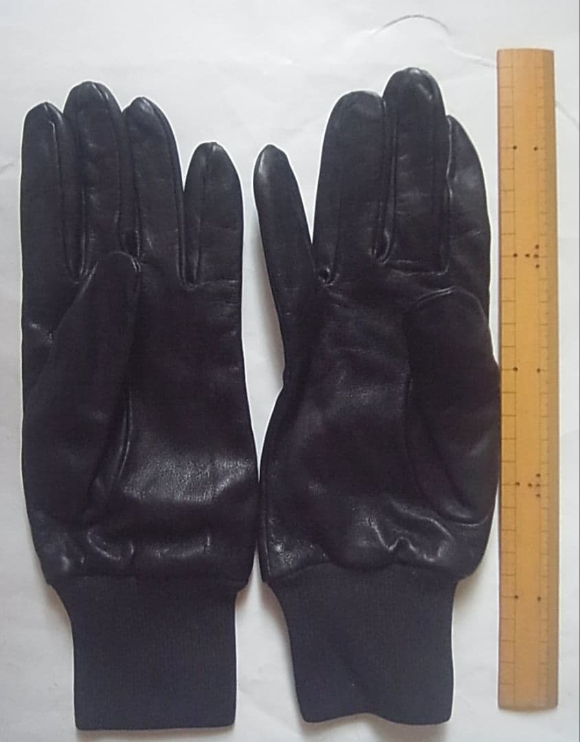 希少 イギリス軍 ブラックレザーコンバットグローブ タグ付きサイズ８ SAS