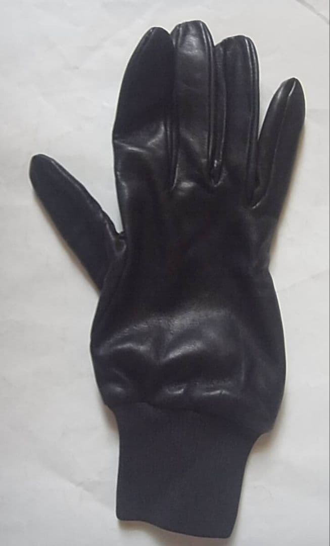 希少 イギリス軍 ブラックレザーコンバットグローブ タグ付きサイズ８ SAS