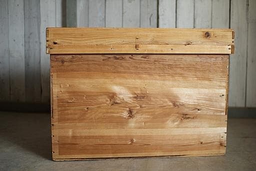 古いお茶箱　大　木箱　収納箱