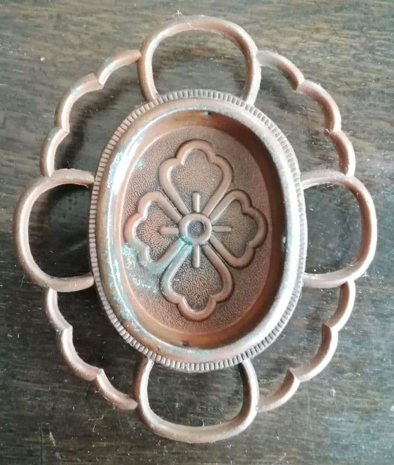 襖の引き手　引手　金属工芸　和骨董　アンティーク