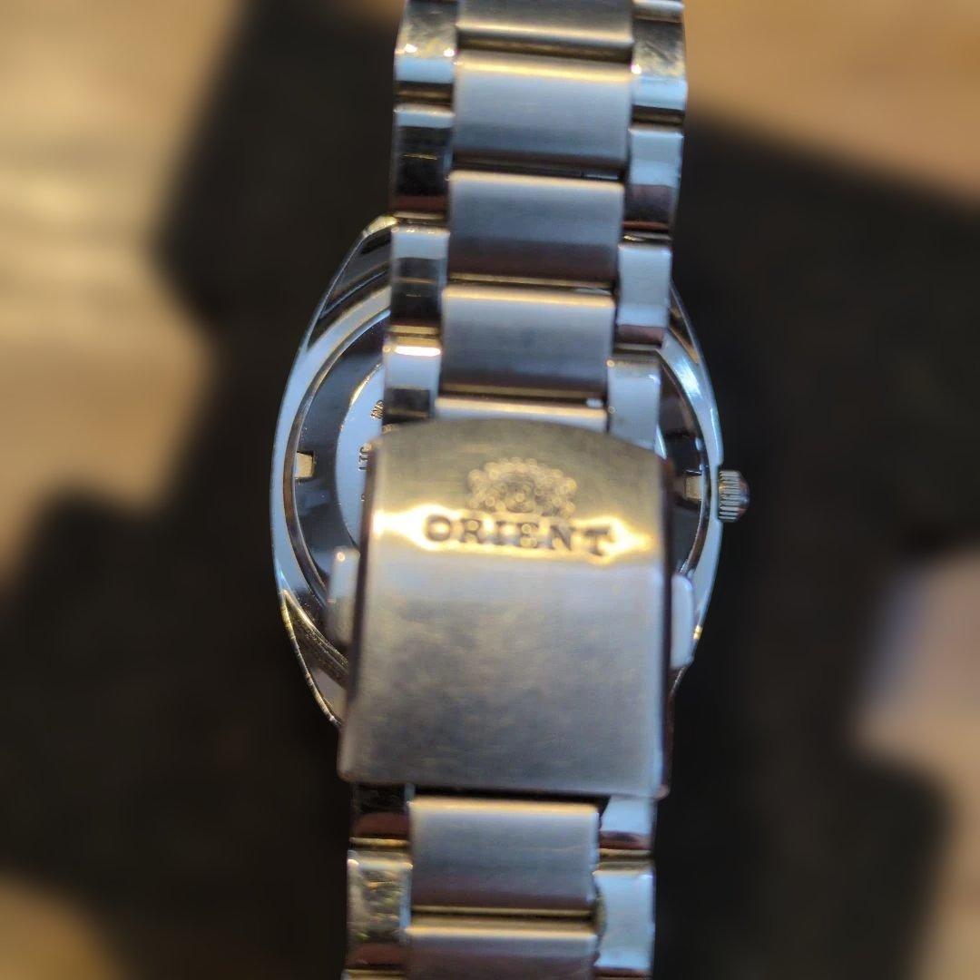 ORIENT 自動巻き時計 デイデイト表示 EU 04CO【レトロ】