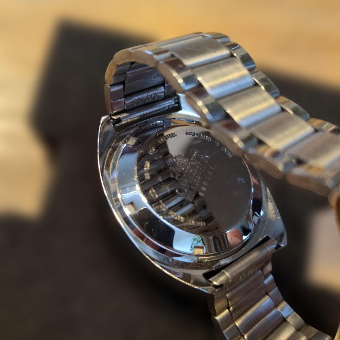 ORIENT 自動巻き時計 デイデイト表示 EU 04CO【レトロ】