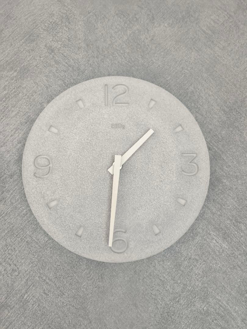 レムノス 掛け時計 珪藻土の時計 NY21-03GY Lemnos
