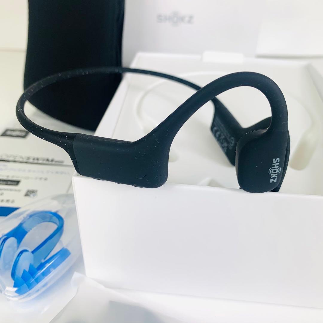 SHOKZ OpenSwim S700 骨伝導イヤホン ブラック｜美品