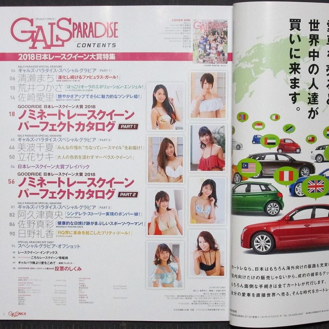 激レア ギャルズパラダイス 抽プレ当選品「佐野真彩 直筆サイン入りチェキ」と本誌