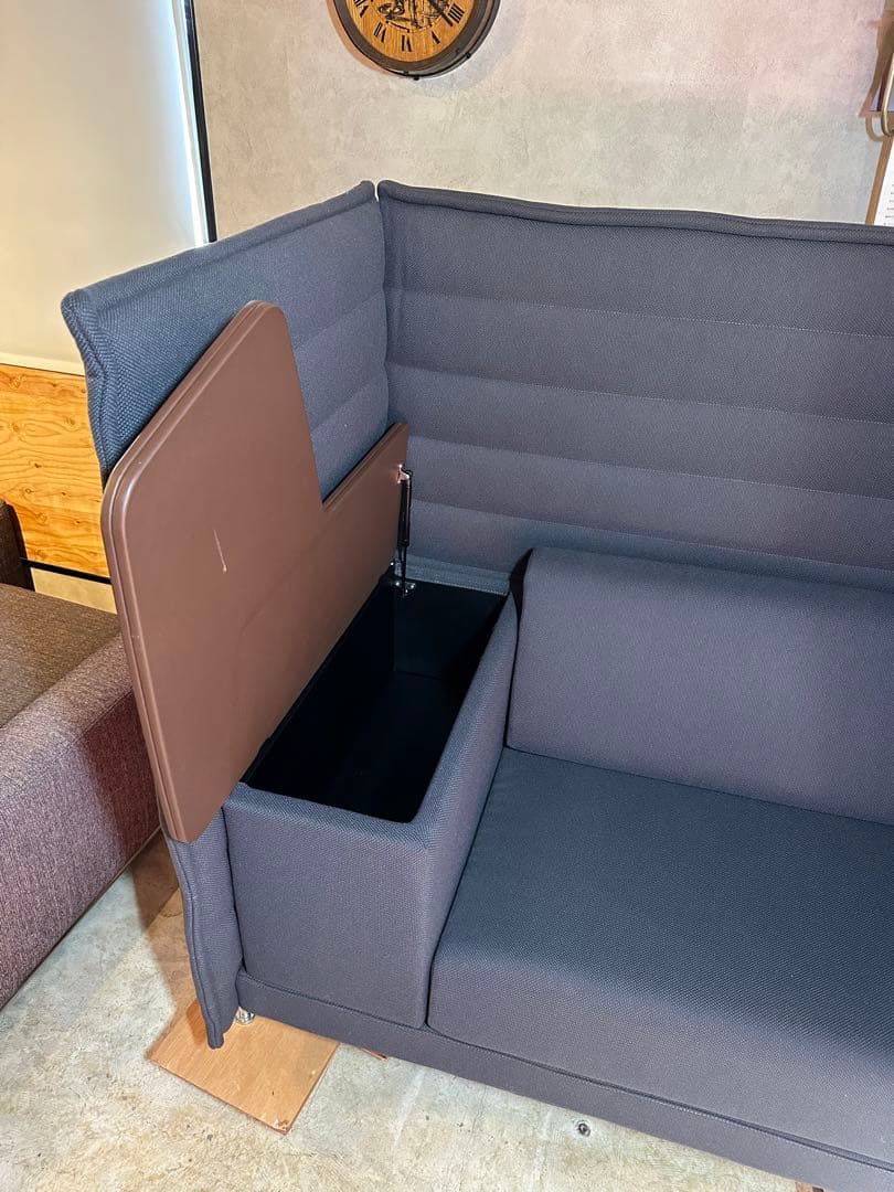 展示美品 vitra ヴィトラ アルコーヴ ワーク ハイバック ソファ 引取可