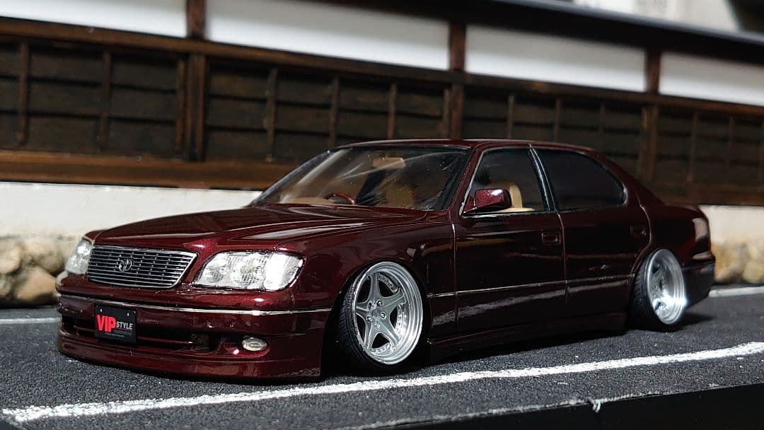 1/24 アオシマ オートクチュール 20セルシオ 完成品