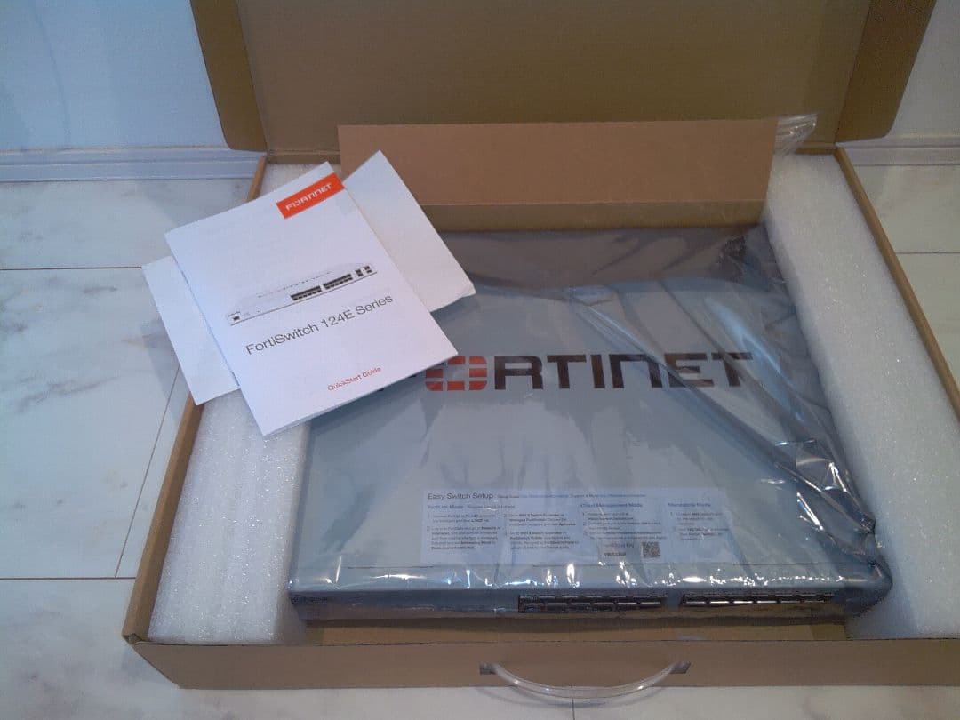 a63 Fortinet FortiSwitch 124F POE 新品未使用