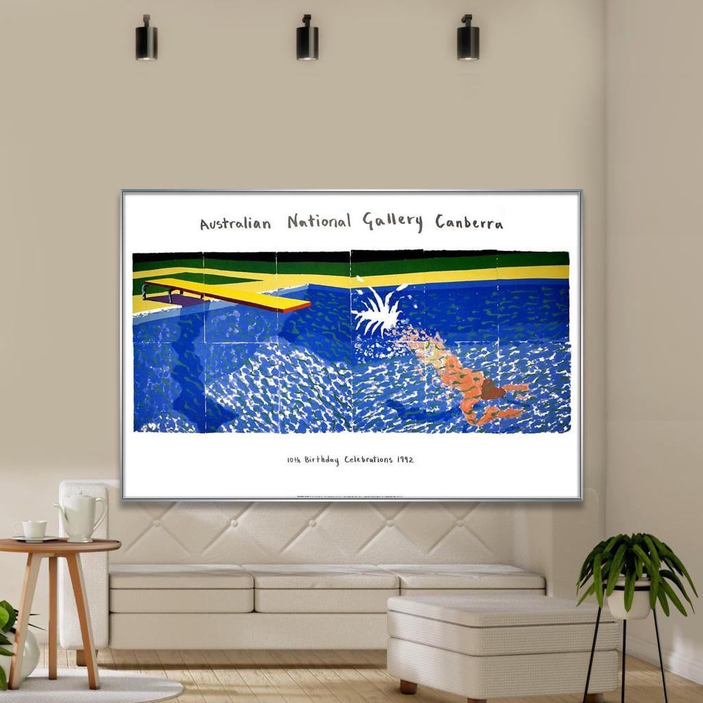 貴重/額装品/ペーパープール/デビット ホックニー/インテリア/アート/ポスター