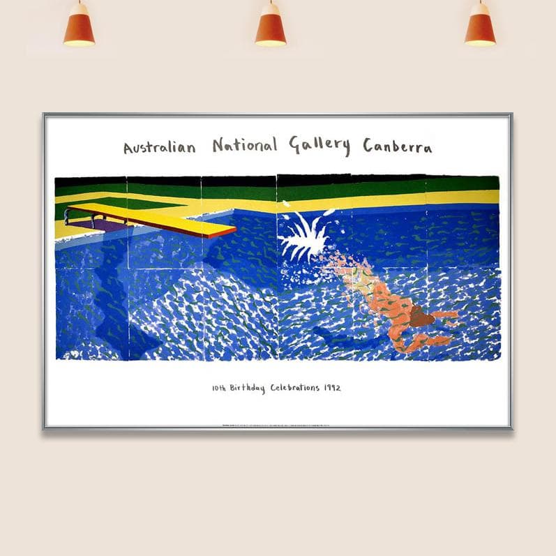 貴重/額装品/ペーパープール/デビット ホックニー/インテリア/アート/ポスター