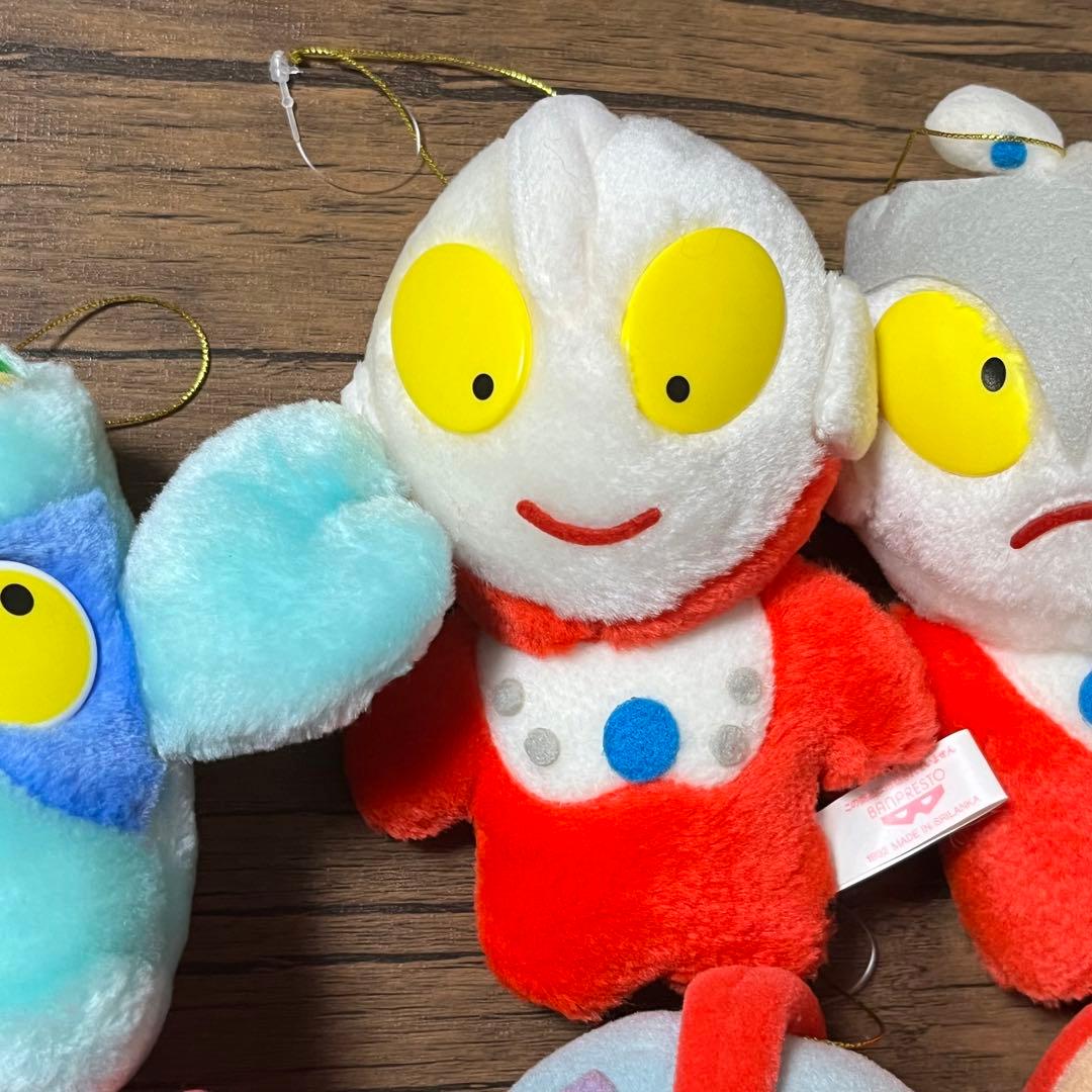 ウルトラマンキッズ　ぬいぐるみ7種セット　90年代昭和レトロ