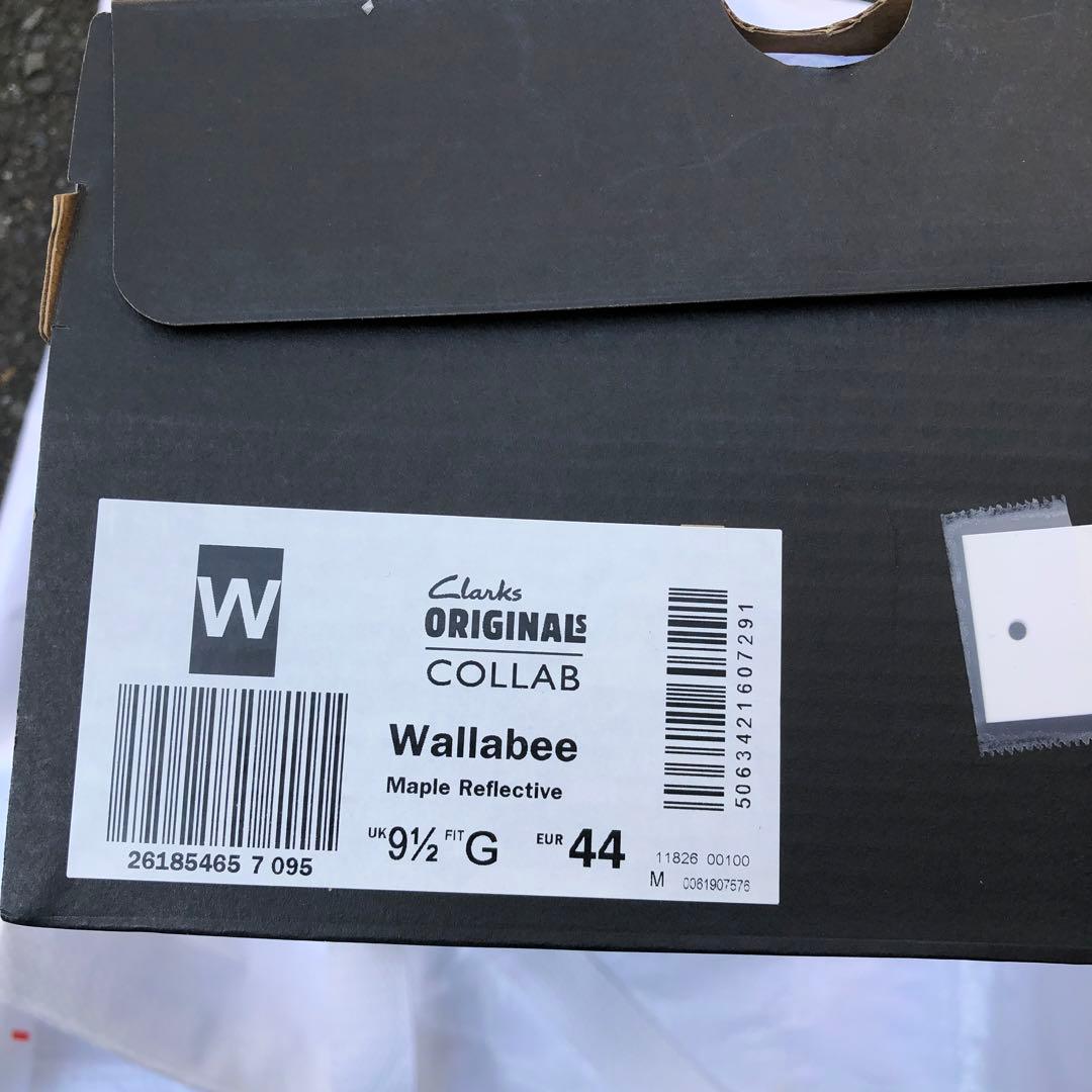 靴 Clarks Reflective Wallabee \"Natural\"