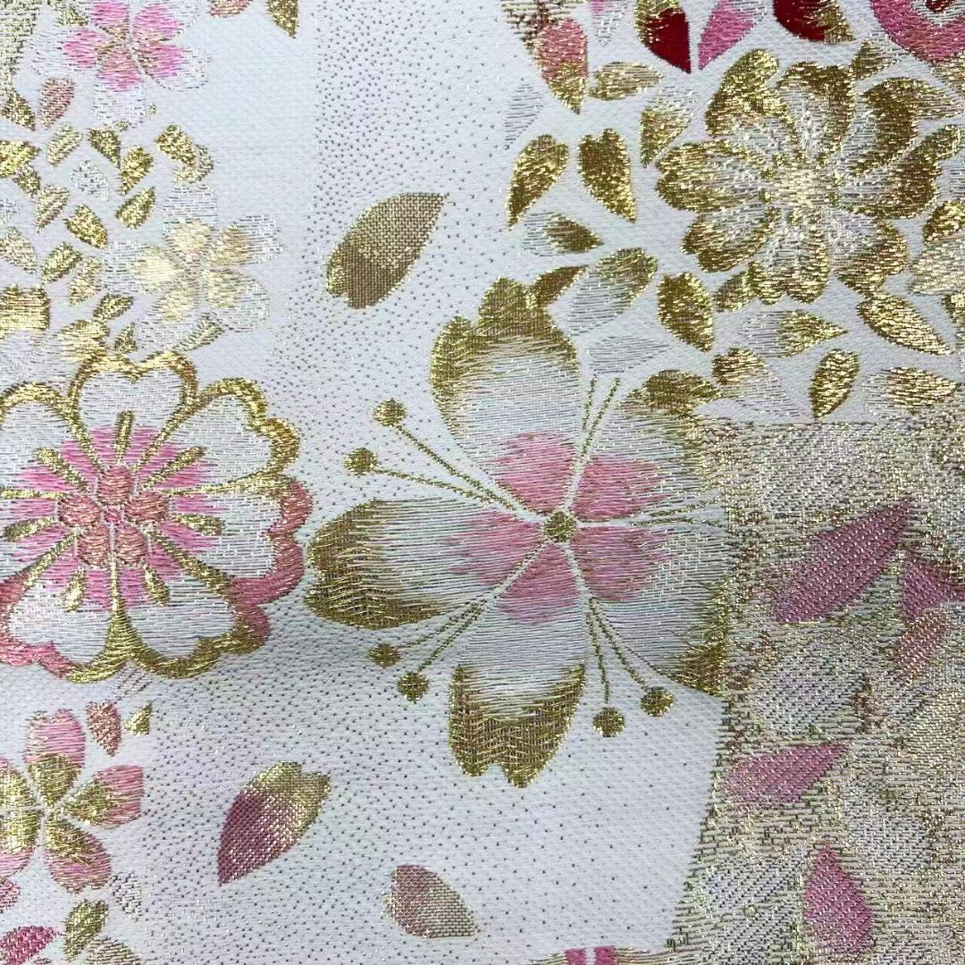 ※【美品】 振袖セット 成人式 正絹 古典柄 振袖 ピンク *131 ●