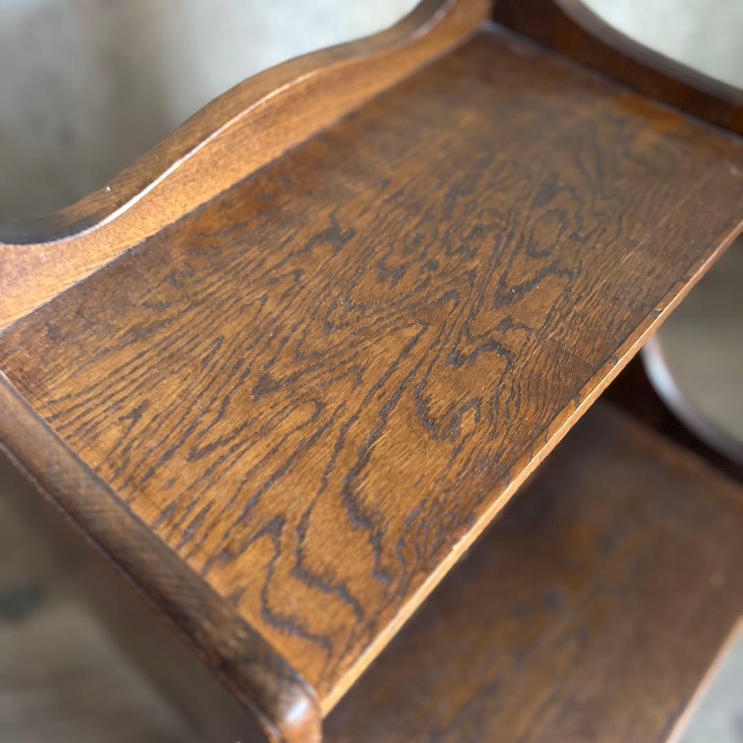 ヴィンテージ　ベッドサイド　ミニラック　オーク　無垢材