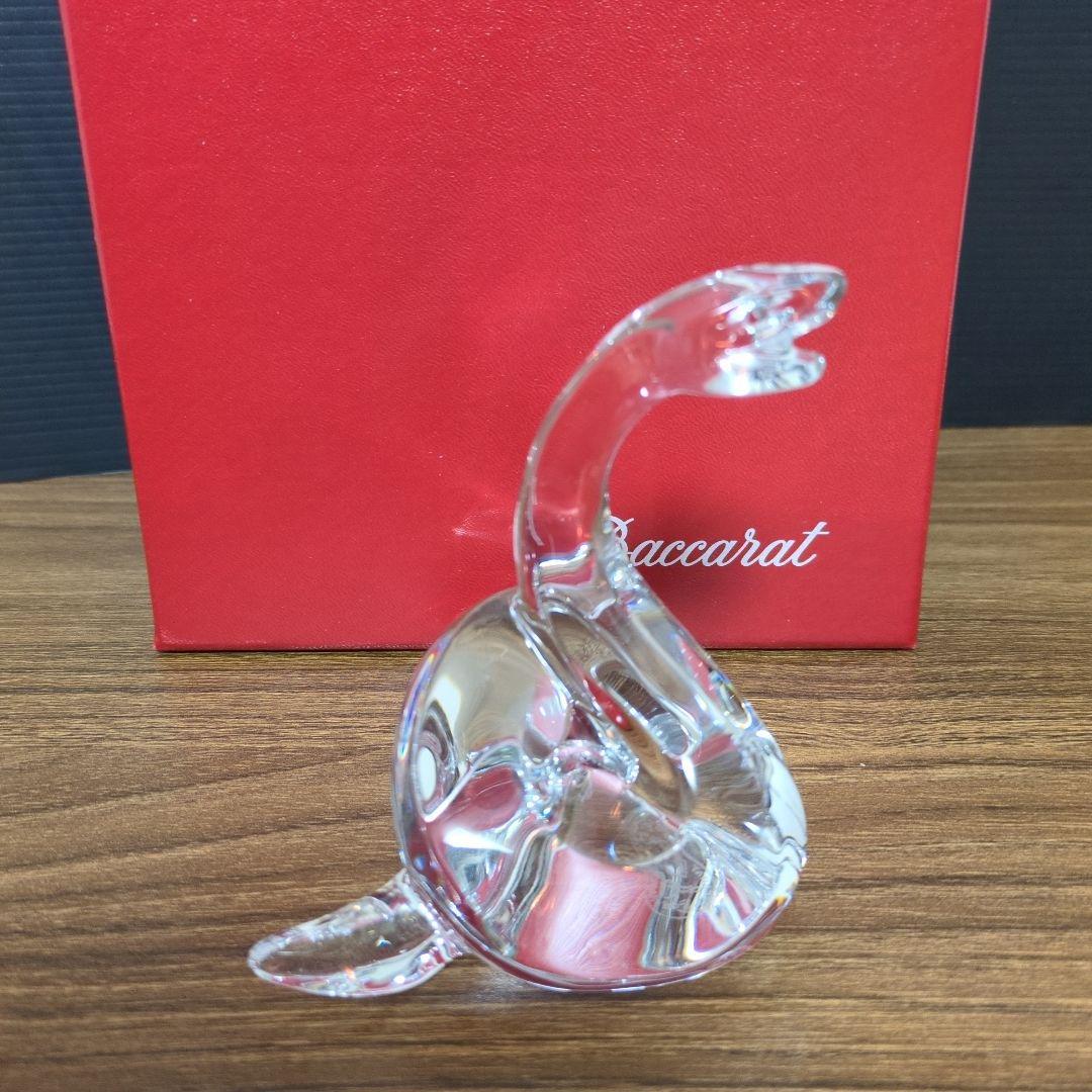 【美品・箱付き】バカラ／干支 巳 蛇 スネイク フィギュリン 置物