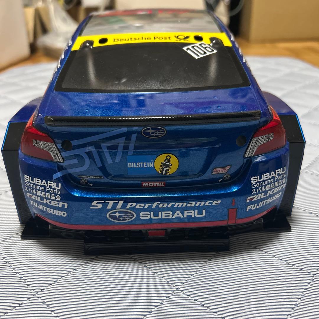 極美品　タミヤ　1/10スケールラジコンボディー　スバルWRX STI