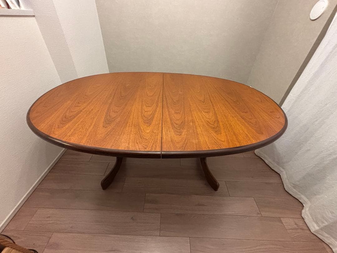 ※3/15で販売終了　 (訳あり)イギリス製　ダイニングデーブル　伸長式