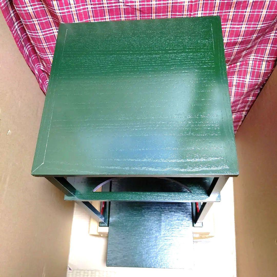 糸巻棚、青漆爪紅、桐製、ちか11番