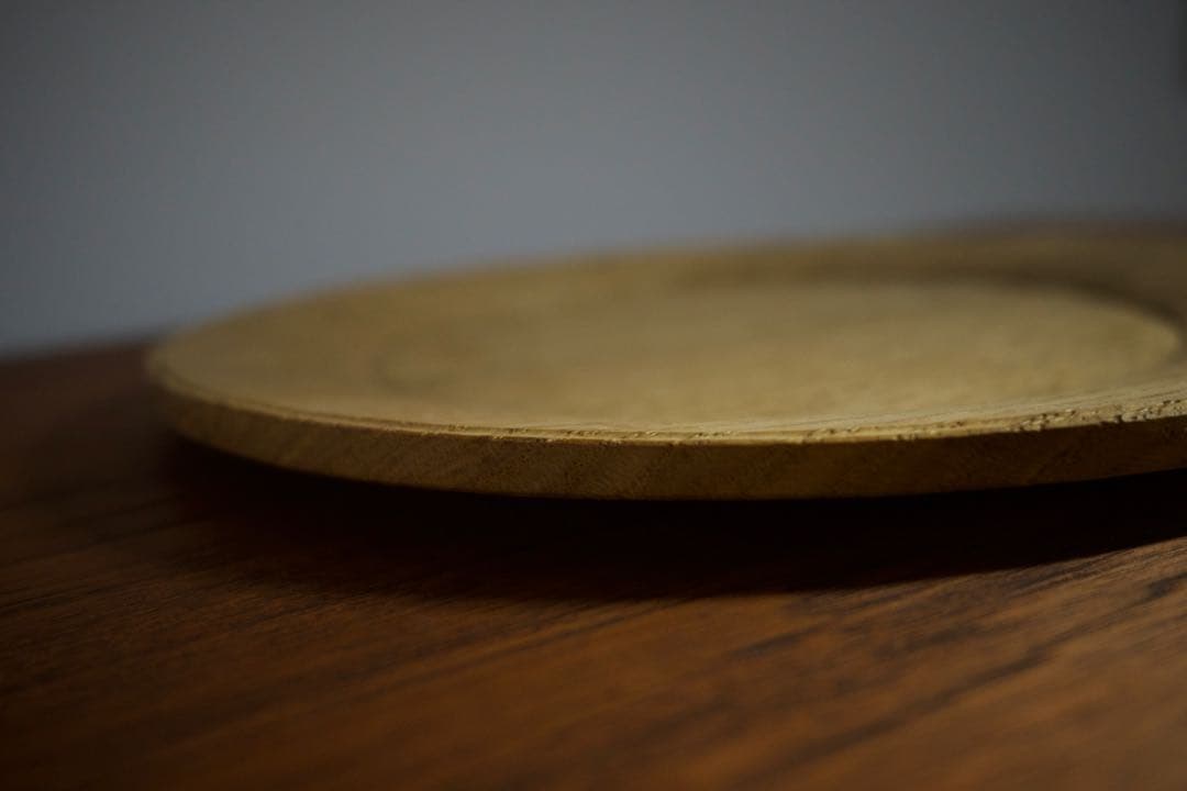 値下げ【新品】富井貴志 栗リム皿 パン皿 27cm②