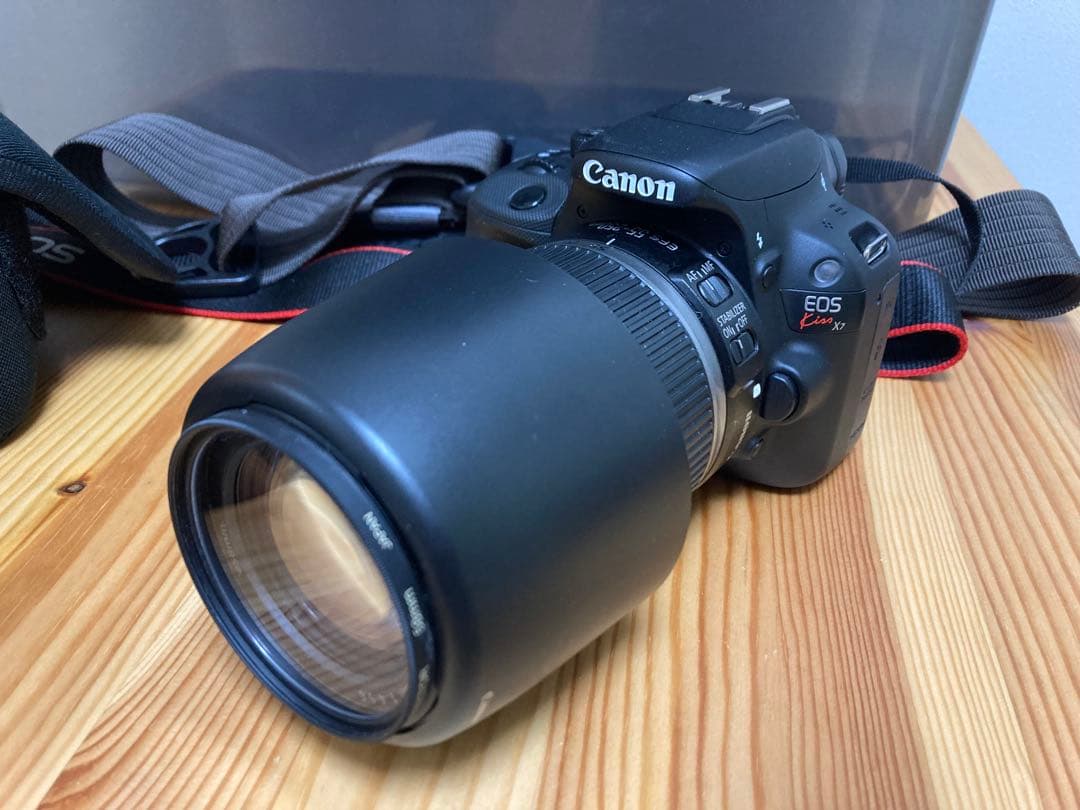 Canon 一眼レフカメラ EOS Kiss X7 レンズ FlashAir