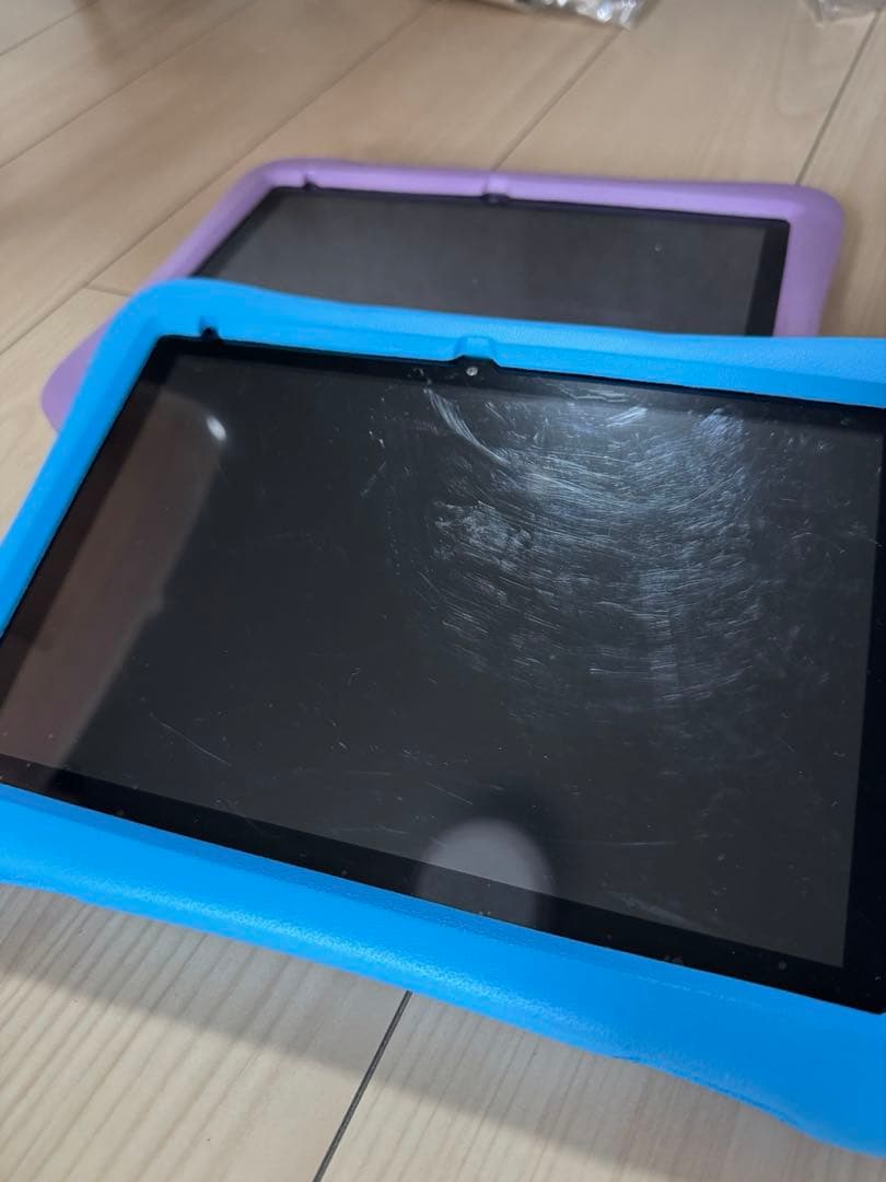 Plimpton kids10キッズタブレット ピンク　水色　2つセット