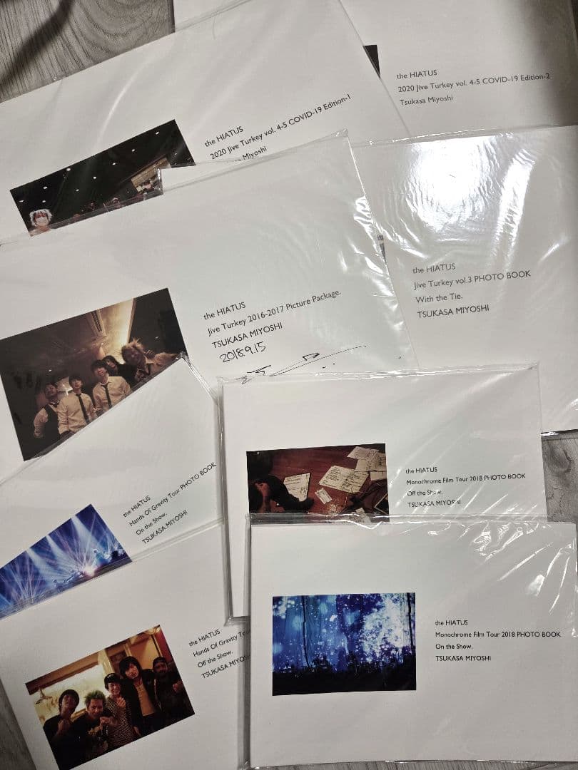 ~12/07〆 the HIATUS　ハイエイタス　写真集　8冊セット