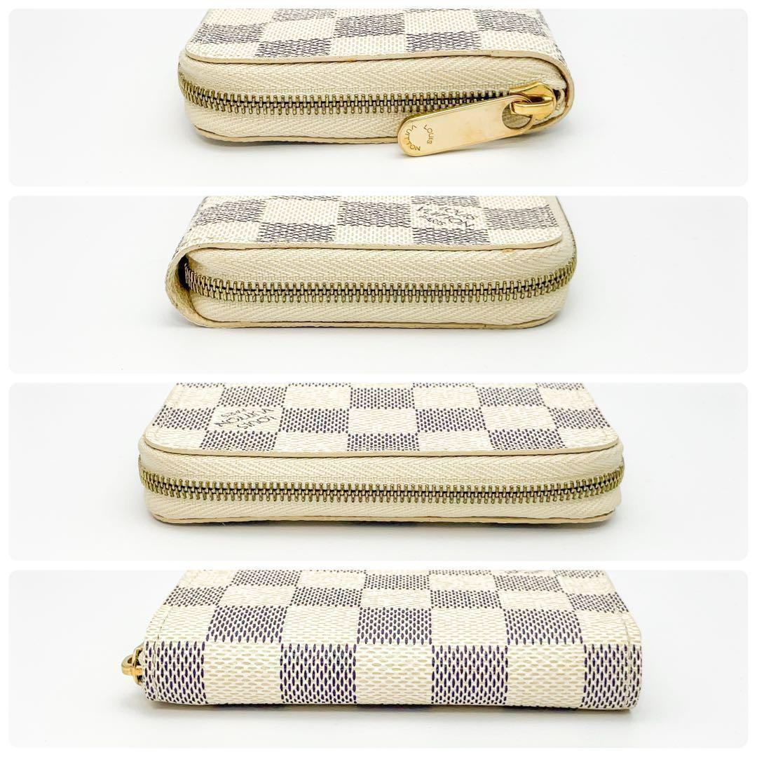 超美品★ルイヴィトン ダミエ アズール ジッピーパース ケース