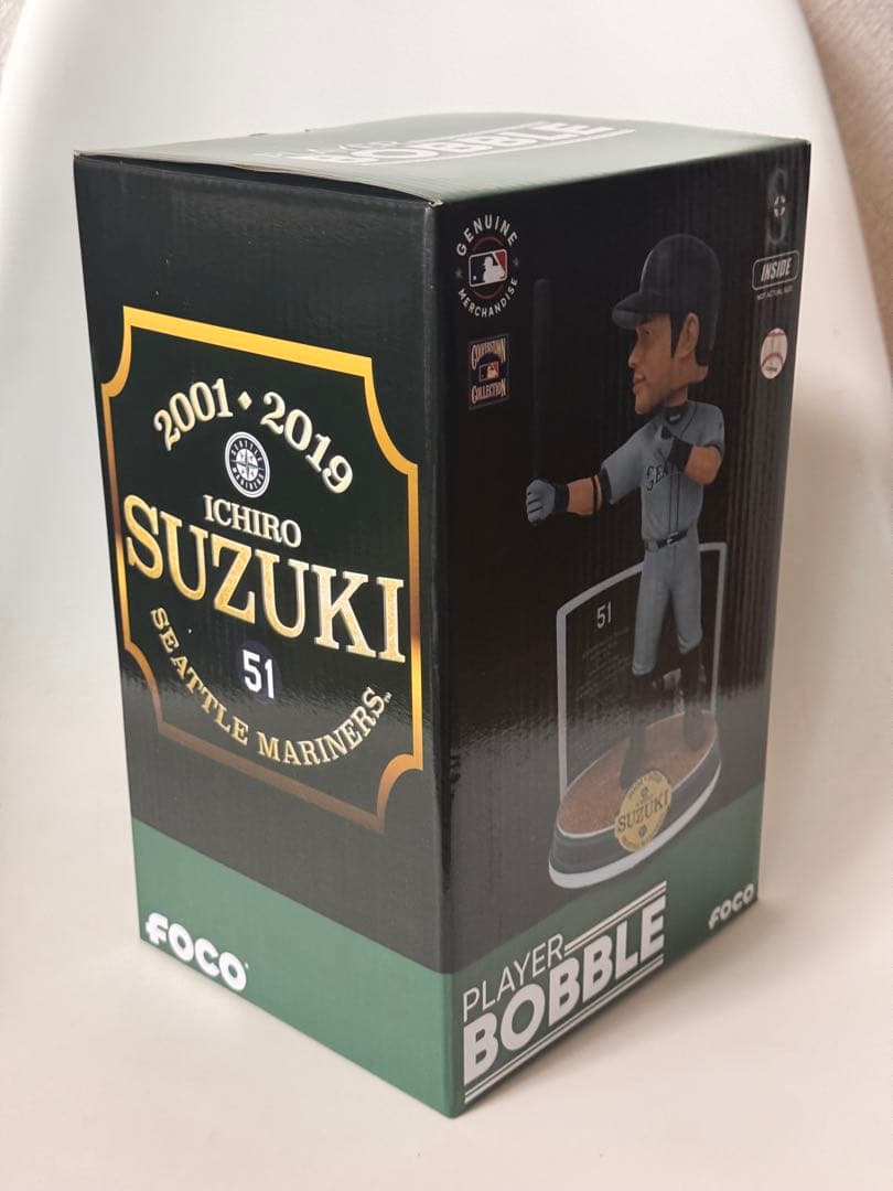 世界限定3000個　イチロー　MLB公式ボブルヘッド　シリアルあり