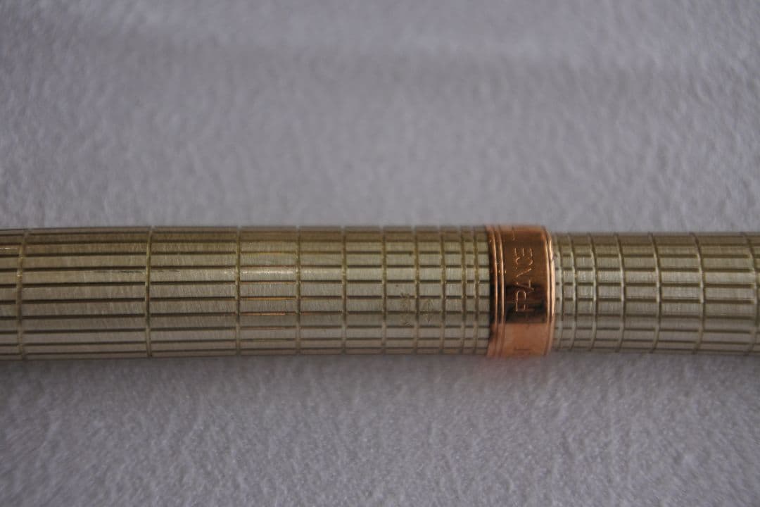 T*U様 スターリングシルバー ボールペン 格子模様