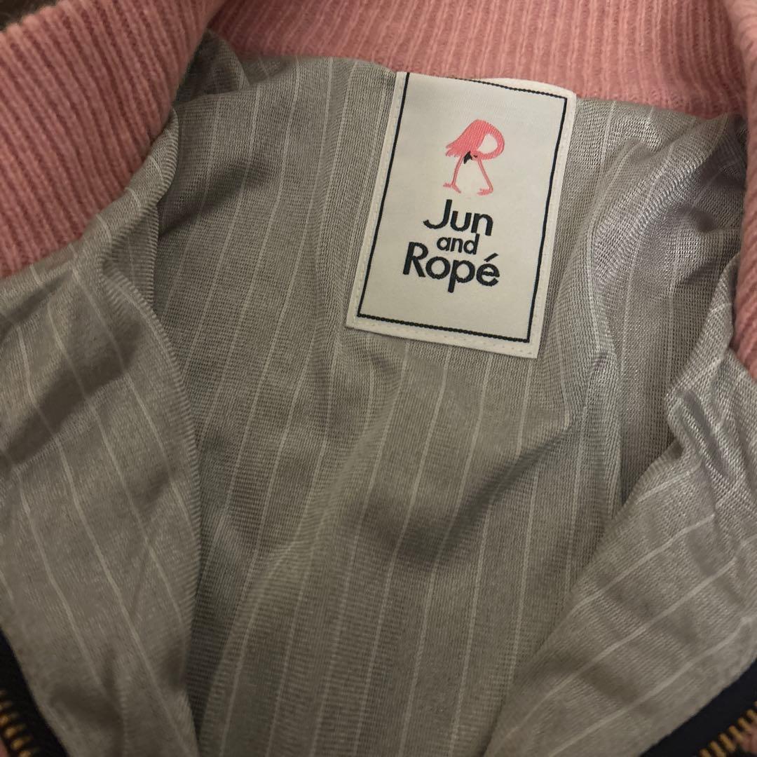 た*ん様 JUN&ROPE'（ジュンアンドロペ）のピンクニットジャケット