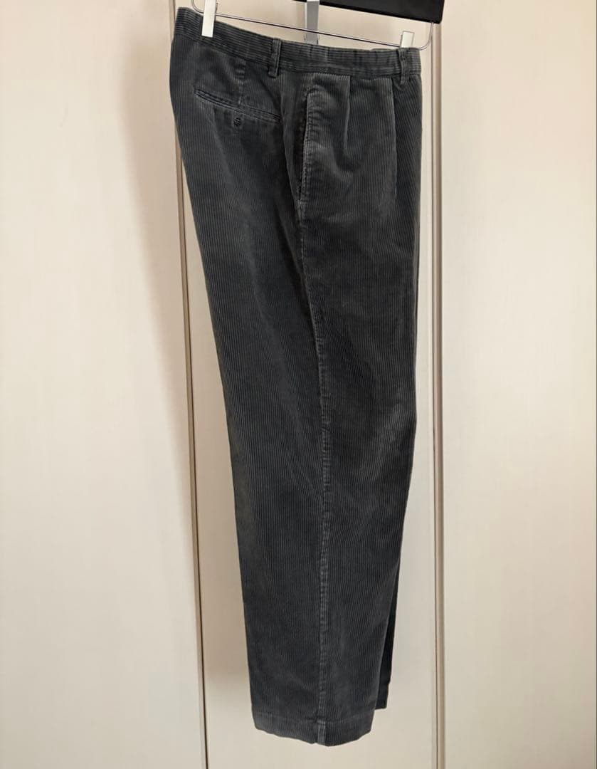 90s ラルフローレン ANDREW コーデュロイパンツ グレー W32 USA