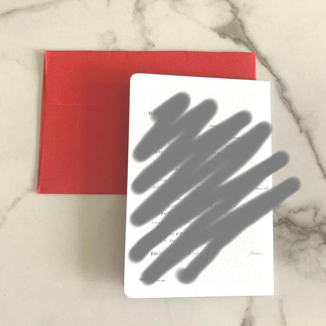 Aimer　クリスマスカード　ファンクラブ限定　直筆サイン入り