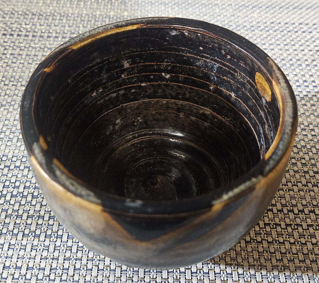 【名品❗】時代古作　中国古陶磁　南宋時代頃　吉州窯　玳玻天目　茶碗　香炉