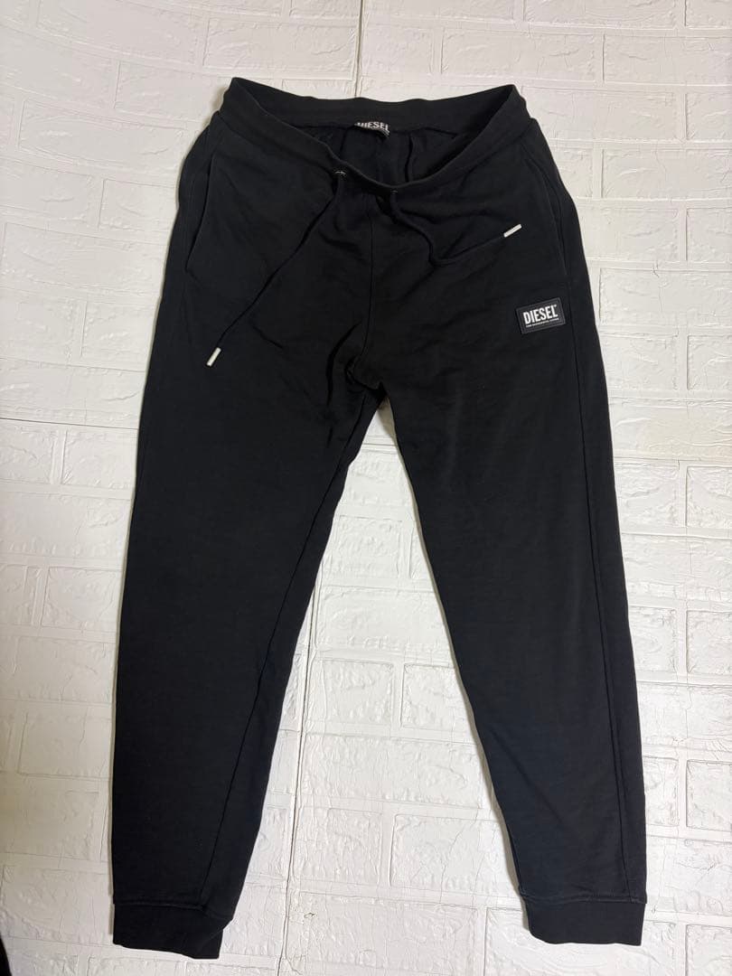 DIESEL ディーゼル パーカー セットアップ 黒 フード付 メンズ