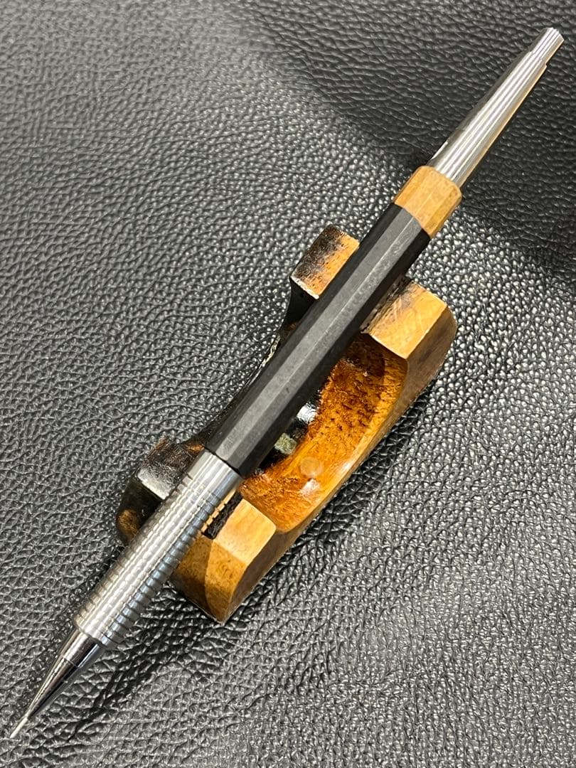 いぇい　pg5+アフリカンブラックウッド12角軸+オプションフルステンレス