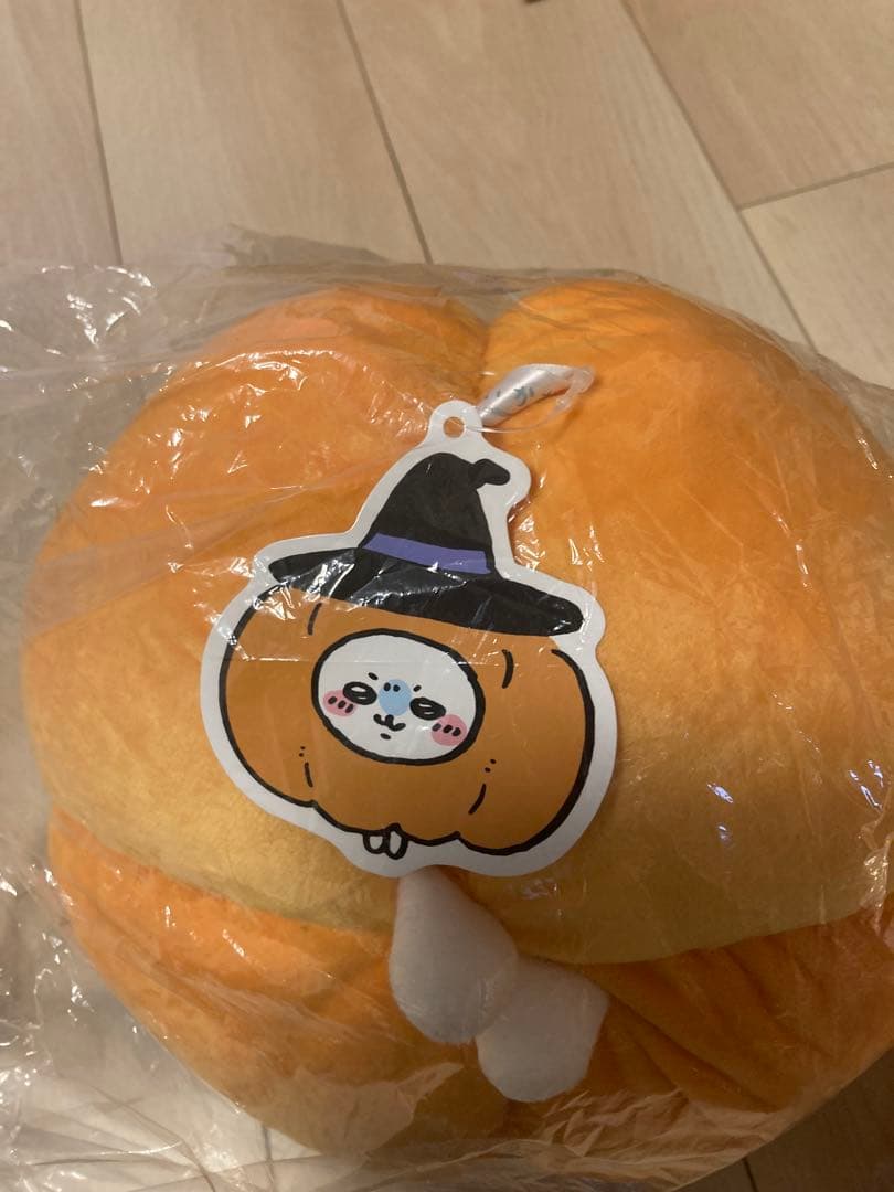ちいかわBIGぬいぐるみ　かぼちゃ　6点セット　うさぎ　モモンガ　ハロウィン