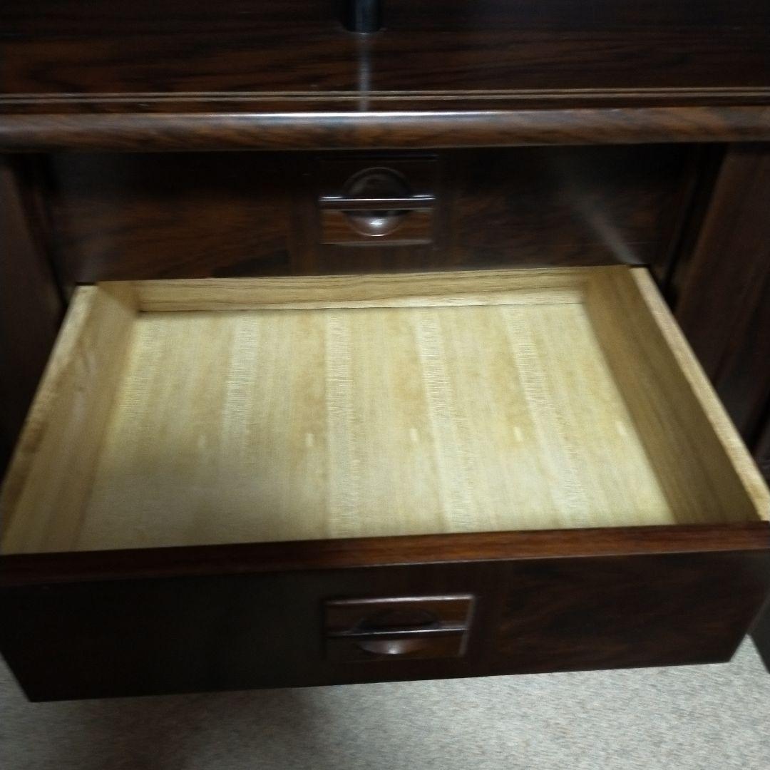配送無料（たのメル便）　サイドボード　昭和レトロ　ブラウン　引取りも可能