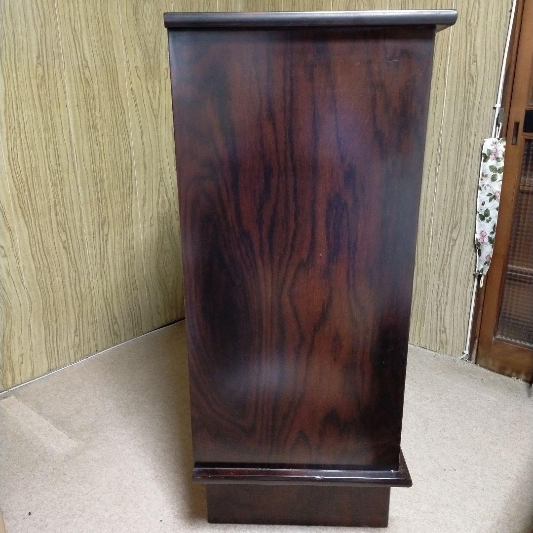 配送無料（たのメル便）　サイドボード　昭和レトロ　ブラウン　引取りも可能