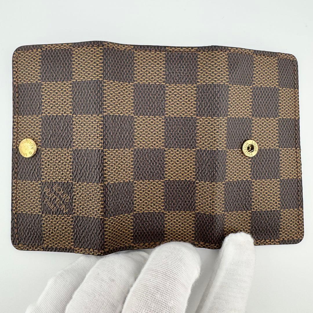 【極美品】ルイヴィトン ミュルティクレ4 キーケース 4連 ダミエ・エベヌ